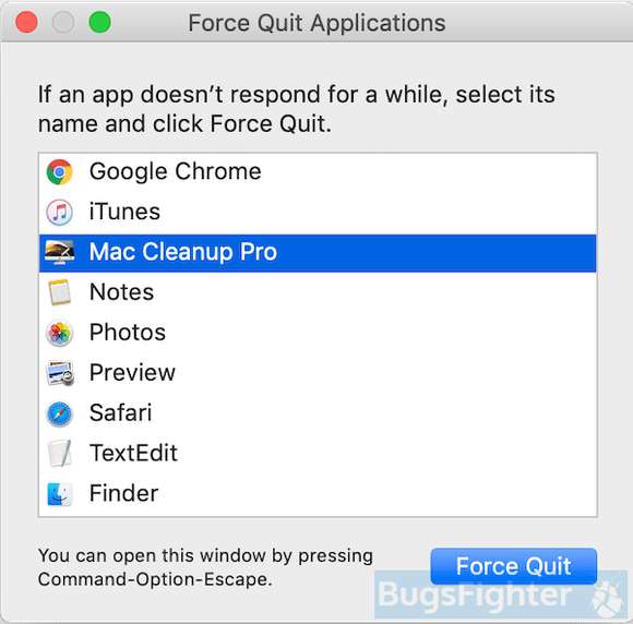 Force Close Mac Apps